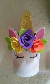 Handmade Diy Birthday Decoration At Home Handicraftmaking Handmade Unicorn Crafts Followme Gifts Decor Crafts Box For Children Rainbow Horns Card In 2020 Unicorn Crafts Unicorn Party Decorations Crafts