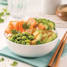Salade De Quinoa Style Poke Bowl Les Recettes De Caty Poke Bowl Salad Bowl Recipes Meal Suggestions