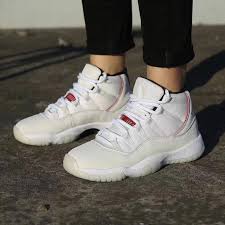 Air Jordan 11 Platinum Tint On Feet Mensfashionsneakers Sneakers Men Fashion Nike Shoes Online Womens Shoes Wedges