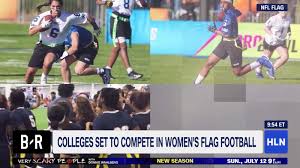 Nfl football flags fly one at your next tailgating party and cheer your team to victory! The Future Is Female Women S Flag Football Is Newest College Sport Cnn