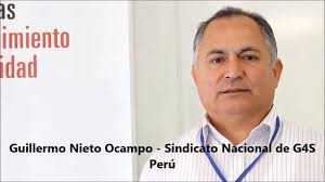 Guillermo Nieto Ocampo, Secretario General de SINTRA G4S Perú, convoca a  los trabajadores a afiliarse y organizarse en el Perú.