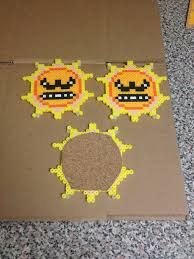 It's locked on the screen horizontally and remains dormant until mario reaches a certain screen (customizable with the first extra property byte), at which point it starts spinning in circles and swooping down in attempt to hurt mario. Super Mario 3 Angry Sun Perler Coasters By Jnjfranklin Deviantart Com On Deviantart Perler Coasters Perler Craft Time