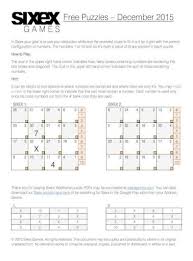 Fun math worksheets newtons crosses puzzle 5a · newton's crosses puzzle 5a · answers · pdf version · fun math . Sixex Deduction Math Puzzles Dec 15 Pdf Document