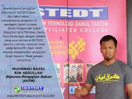 It was established to help rural malays in 1956 as the rida. Diploma Pengajian Sukan Alumni Instedt