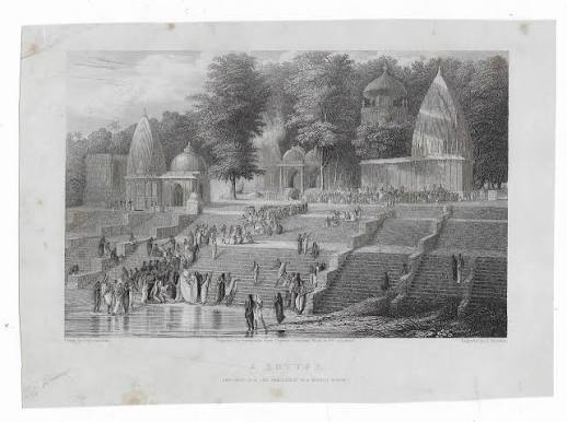 1844 Indian Suttee Ritual Engraving by Captain Grindlay | Chairish