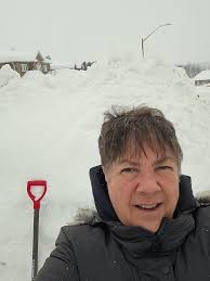 Helping elderly neighbors with snow