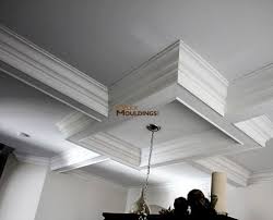 Shallow coffers can be use to have a low dramatic feeling where you want to. 151 Special Coffered Waffle Ceilings Making Homes Look Richer