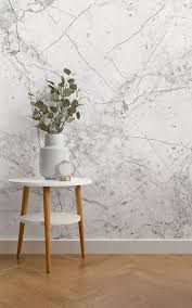 Textured White Marble Wallpaper Mural Murals Wallpaper In 2020 Marble Wall Mural Hall Wallpaper Room Wallpaper
