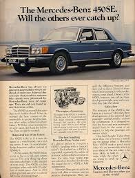 Mercedes Benz 450se Advertisement 1974 Mercedes Benz Mercedes Benz