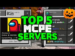 List of the best minecraft servers for pc with ip addresses, sorted by rating. Top 5 Best Servers For Mcpe 1 16 Minecraft Pe Pocket Edition Xbox Windows 10 Ps4 Switch Youtube