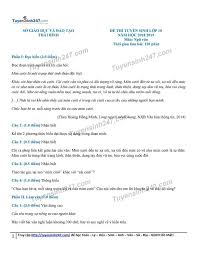 Cảnh tượng người yêu và mẹ tôi cãi nhau tay đôi, đúng là khiến thái độ của mẹ chồng lại càng sốc hơn. Gá»£i Y Ä'ap An Ä'á» Thi Tuyá»ƒn Sinh Lá»›p 10 Mon VÄƒn Sá»Ÿ Gd Ä't Thai Binh 2018 Viá»‡t Nam Má»›i