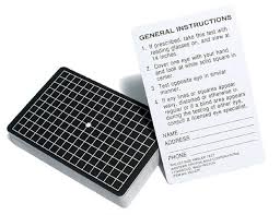 Amsler Grid Eye Test Cards