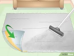 An area rug should be vacuumed at least once per week to get rid of dust pet hair, and any loose dirt debris. How To Clean A Large Area Rug 11 Steps With Pictures Wikihow