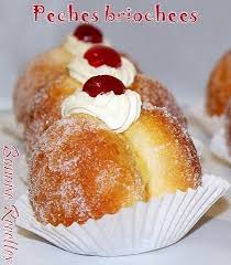 Peches Briochees Fourrees A La Creme Patissiere Patissiere Brioche Recette Peche