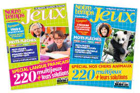 Notre temps (meaning our time in english) is a french language monthly lifestyle magazine for seniors published in paris, france. Notre Temps Jeux
