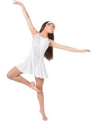 Sway With Me White Dance Costume Dansen Kleding Kostuum