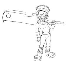 Gaara coloring pages are a fun way for kids of all ages to develop creativity focus motor skills and color recognition. Chibi Zabuza Coloring Page Free Printable Coloring Pages For Kids