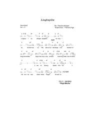 Dari pulau dan benua fingerstyle guitar ver lyrics and. Hai Mari Berhimpun Not Angka