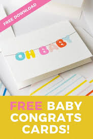 Type your baby congratulations card online and postable will print and mail it for you. Printable Congratulations Baby Cards Design Eat Repeat