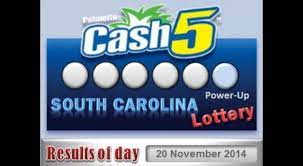 South Carolina Palmetto Cash 5 20 November 2014 Sc Lottery South Carolina Lottery Powerball Center Lottery Results Play Lottery Online Winning Lottery Numbers