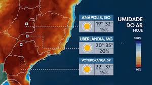 Temperaturas por debajo de lo normal: Previsao Do Tempo Para Quarta Feira 02 10 2019 Brasil Previsao Do Tempo G1
