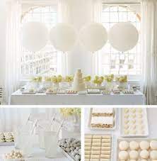 All White Baby Shower Ideas Winter Bridal Showers White Baby Showers White Bridal Shower