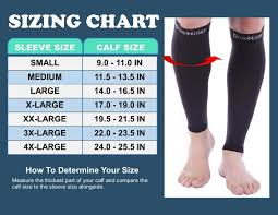 Details About Doc Miller Calf Compression Sleeve 30 40 Mmhg Varicose Veins Leg Support Black