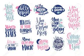 Ps i love you download. Romantic Phrases Or Quotes Handwritten With Elegant Cursive Calligraphic Royalty Free Cliparts Vectors And Stock Illustration Image 103626352