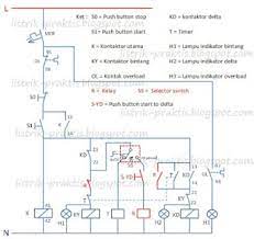 Arak putaran motor ke sebenarnya pf controller rvc ini sudah mempunyai fungsi tombol manual dan automatisnya dalam. Diagram Kontrol Pengasutan Star Delta Man Auto Diagram Motor Penekanan