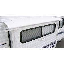 Carefree Rv Slideout Awning Replacement Fabric 109 Inch Canopy Length Size 109 Inch White In 2021 Canopy Awning Pop Up Awning