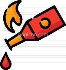 Hot Sauce With Flame Doodle Sketch Icon Hand Drawn Icons Sketch Icon How To Draw Hands