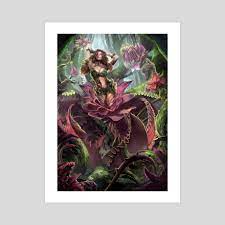 Corrupted flower, an art print by Vanette Kosman - INPRNT