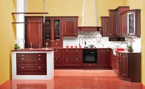 Kitchen Classic Kitchen Paint Color Design With Dark Brown Kitchen Cabinets Kitchen Island In W Trendy Farmhouse Kitchen Brown Kitchen Cabinets Kitchen Paint