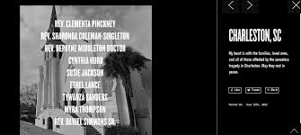 Pinckney, the post and courier reported. Rev Clementa Pickney Doy News
