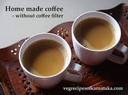 All you need is a few basic kitchen supplies. Coffee Recipe How To Make Coffee Without Coffee Filter Easy Coffee Making Tasty Coffee Without Coffee Maker Home Made Coffee