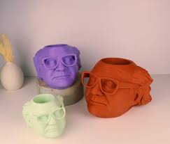 Danny Levito Frank Reynolds Head Planter or Pen Holder