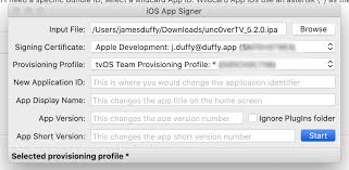 Open app signer, select the deb, your signing certificate, and the. Https Www Elcomsoft Com Pr Pdf Appletv Ota Sideloading Pdf
