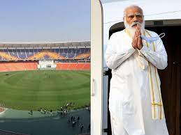 Sardar patel stadium was renamed as narendra modi stadium on 24 th february 2021, also known as motera stadium. Motera Stadium Renamed Narendra Modi Stadium As President Ram Nath Kovind Inaugurates The Venue Cricket News Times Of India