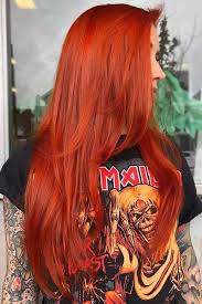 54 Red Hair Colors For Various Skin Tones Lovehairstyles Com Red Hair Color Coral Hair Color Red Hair With Bangs