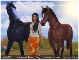 Custom content brings additional hair , clothing, stuff and other downloads to the game. Horses Deco At Sims By Severinka Sims 4 Updates Sims 4 Sims 4 Pets Sims