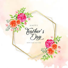 Happy Teacher S Day Hexagon Frame Happy Teachers Day Teachers Day Hexagon