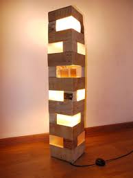 Pallet Floor Lamp By Nicodesignstore On Etsy Pallet Light Wood Pallet Crafts Making Pallet Furniture