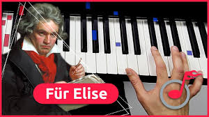 Klaviertastatur zum ausdrucken pdf : Klavier Lernen Fur Elise Beethoven Teil 1 Youtube