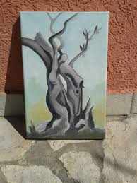 Oil Paint Olive Tree Stari Bar Oil Painting Art Moose Art