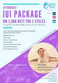 Mendapatkan rawatan yang anda perlukan tentunya dapat dicapai walaupun. Affordable Iui Package Rm2 988 Only Alpha Ivf Fertility Center Malaysia