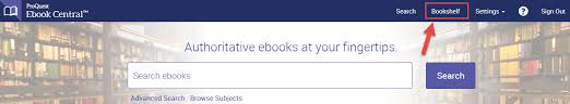 How Do I Access My Ebook Central Bookshelf Formerly Ebrary Libanswers