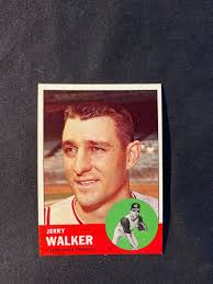 Beautiful pack fresh 1963 Topps Est NMMT or better #413 Jerry Walker #2