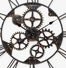 Our collection includes wall clocks, table top timepieces, skeleton clocks, grandfather designs and mantel timepieces in large or small sizes and a selection of styles and materials. Extra Large Industrial Style Skeleton Wall Clock Bronze Finish Metal 80cm