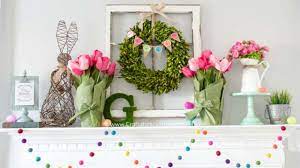 Check spelling or type a new query. Pretty Easter Mantel Decorations