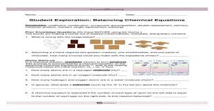 In the chemical changes gizmo, you will look for evidence of chemical changes by looking at changes you can see, touch, or smell. Balancing Chemical Equations Answer Key Gizmo Zonealarm Results